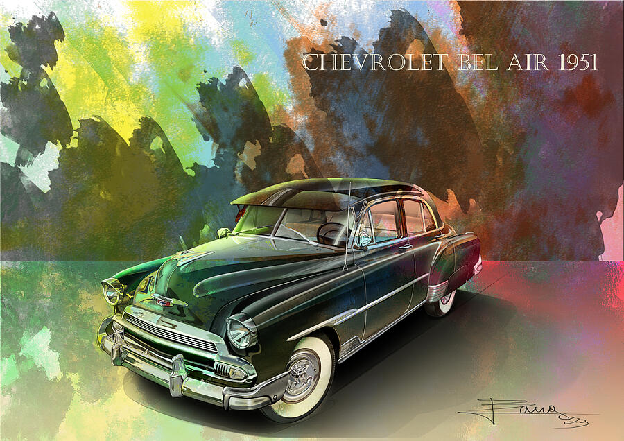 Car Digital Art - Classic Car by Nelson Barros