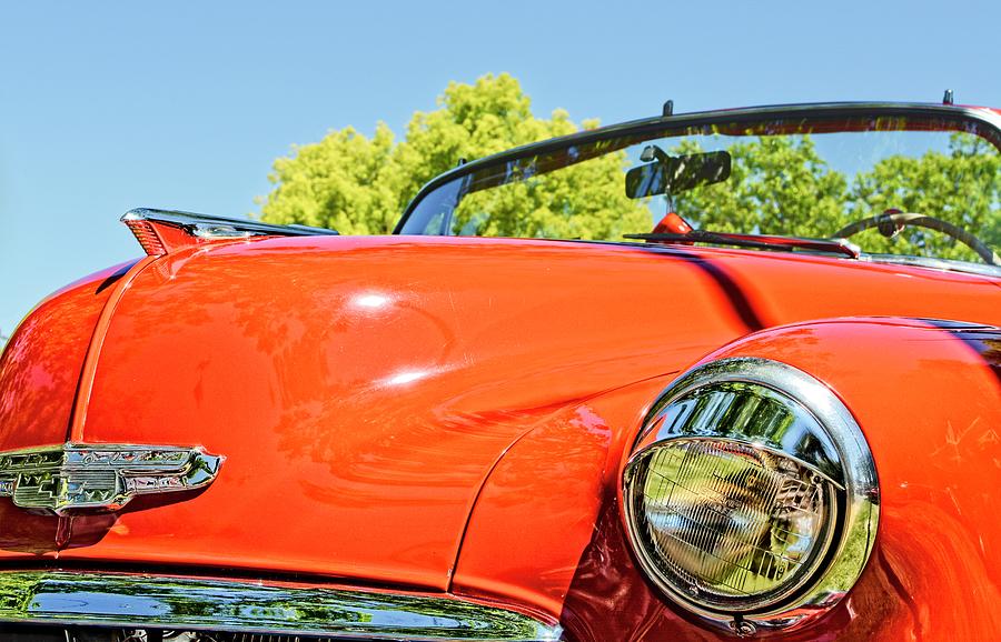 Classic Chevrolet in Orange Photograph by Maggy Marsh