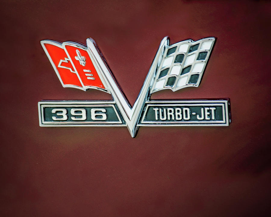 Classic Chevy Chevelle SS 396 Turbo Jet Emblem Photograph by John ...