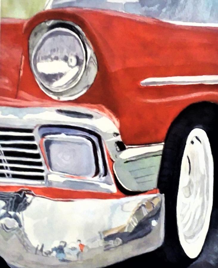 Classic Chevy Painting by Jennie Samuel - Fine Art America