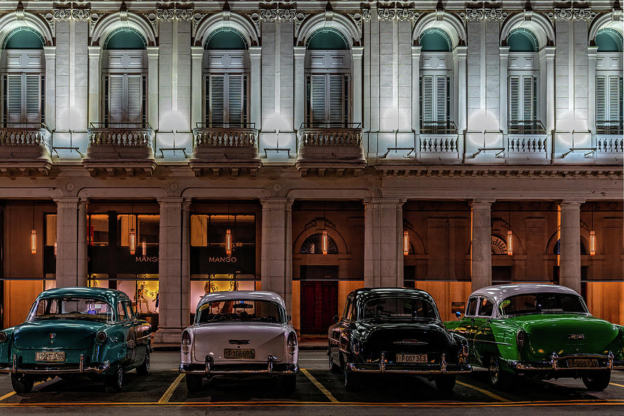Classic Cuban Cars Photograph