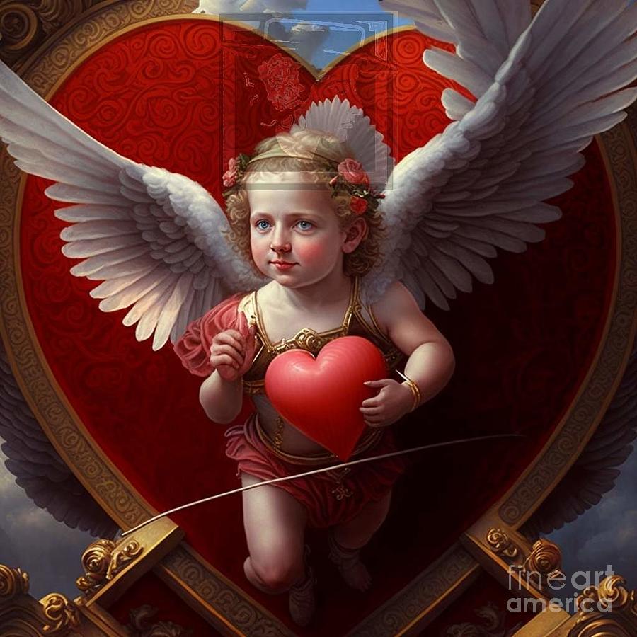 Classic Cupid 3 Digital Art by P Dwain Morris
