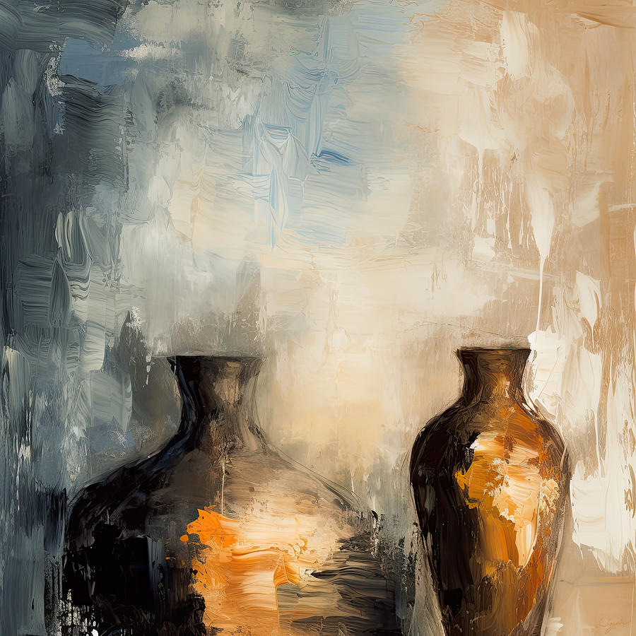 Classic Essence - Distressed Art Painting by Lourry Legarde