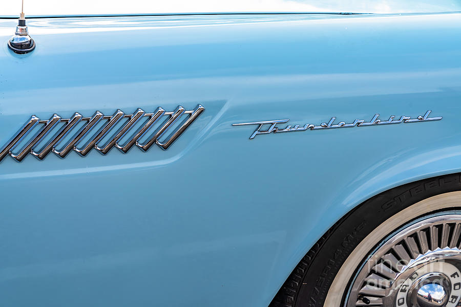 Classic Ford Thunderbird Rear Side Photograph by Bee Creek Photography