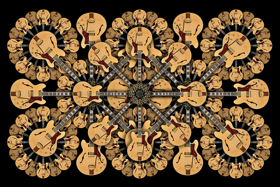 Classic Guitars Abstract 20 Photograph by Mike McGlothlen