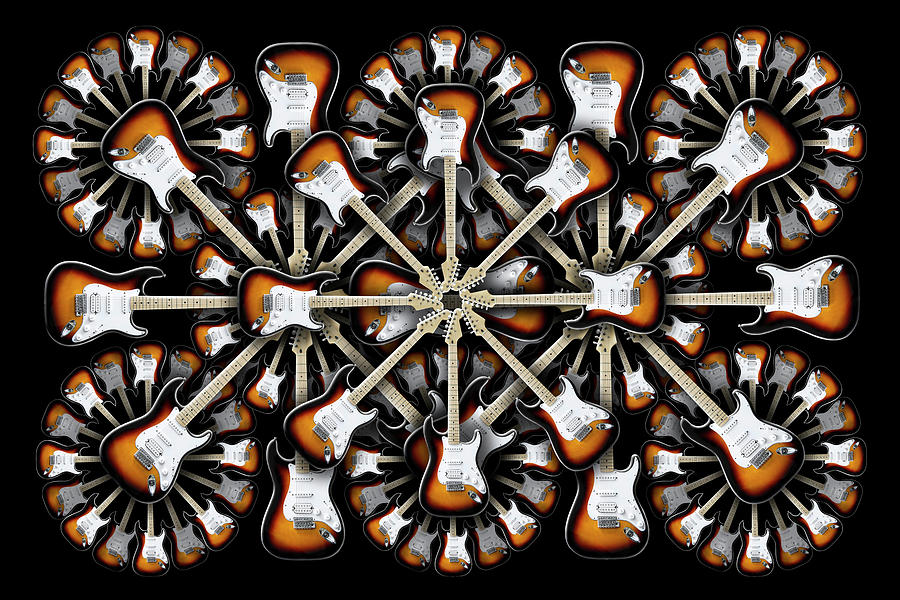 Classic Guitars Abstract 28 Photograph by Mike McGlothlen