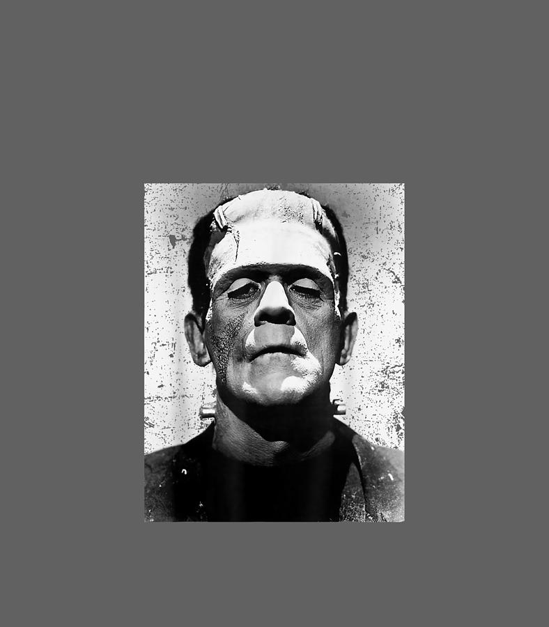 Classic Halloween Monster Horror Movie Frankenstein Monster Digital Art