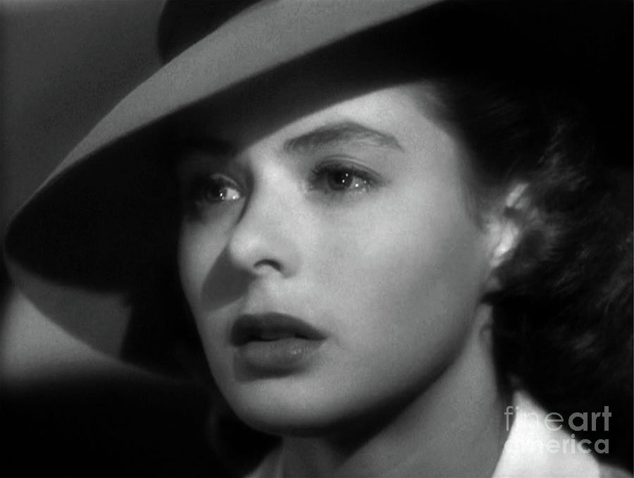 Classic Ingrid Bergman - Casablanca 1942 Photograph by Doc Braham