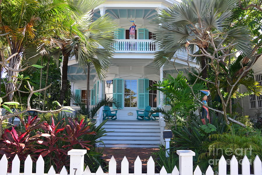 Classic Key West architecture Photograph by David Lee Thompson