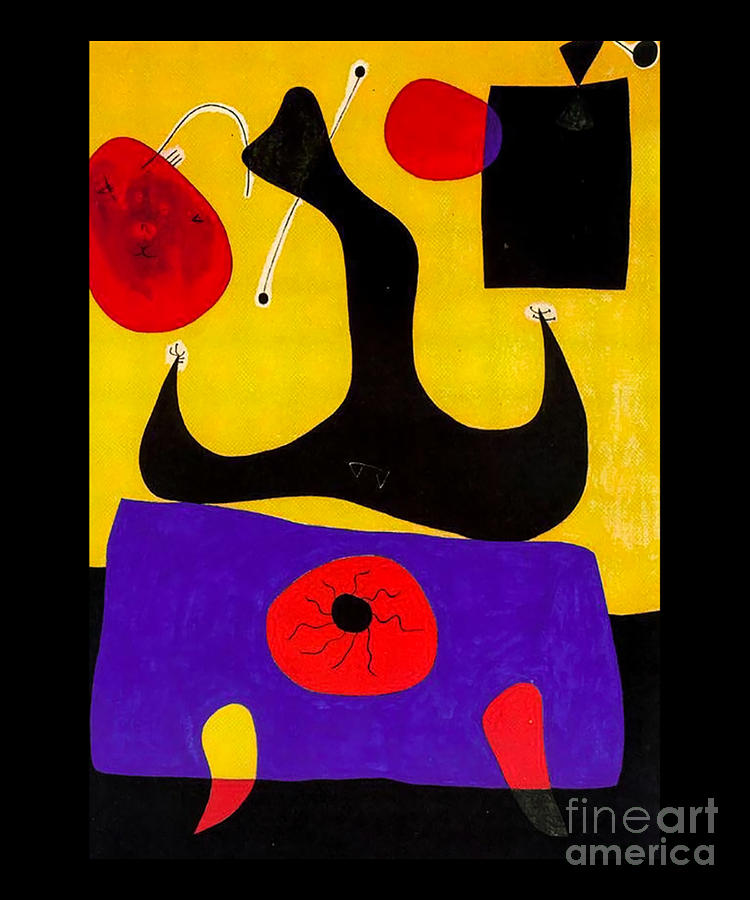 Classic Lithograph Blue Sky Joan Miro Gifts Women Painting by Artwork ...