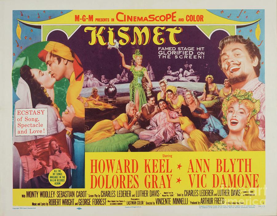 Hollywood Painting - Classic Movie Poster - Kismet by Esoterica Art Agency