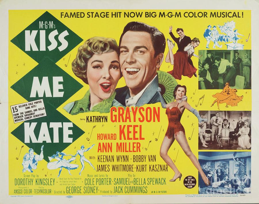 Classic Movie Poster - Kiss Me Kate Digital Art by Esoterica Art Agency