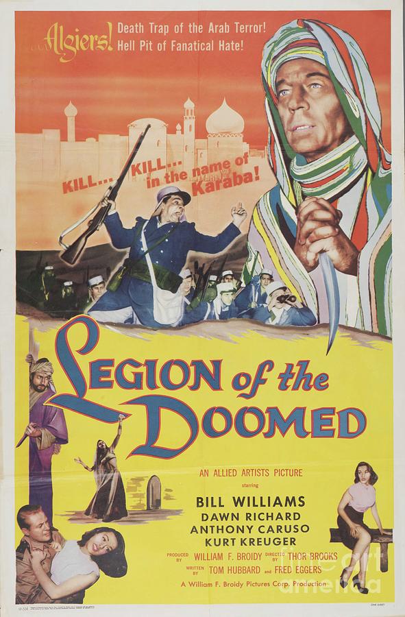 Classic Movie Poster - Legion of the Doomed Painting by Esoterica Art Agency