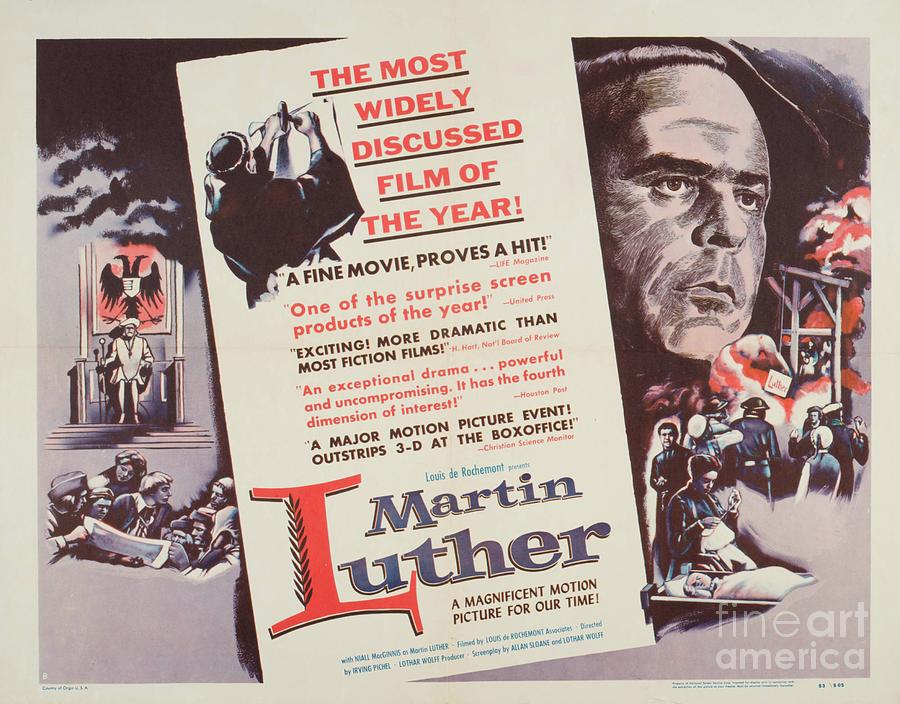 Classic Movie Poster - Martin Luther Mixed Media by Esoterica Art Agency