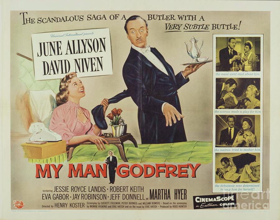 Classic Movie Poster - My Man Godfrey Mixed Media by Esoterica Art Agency