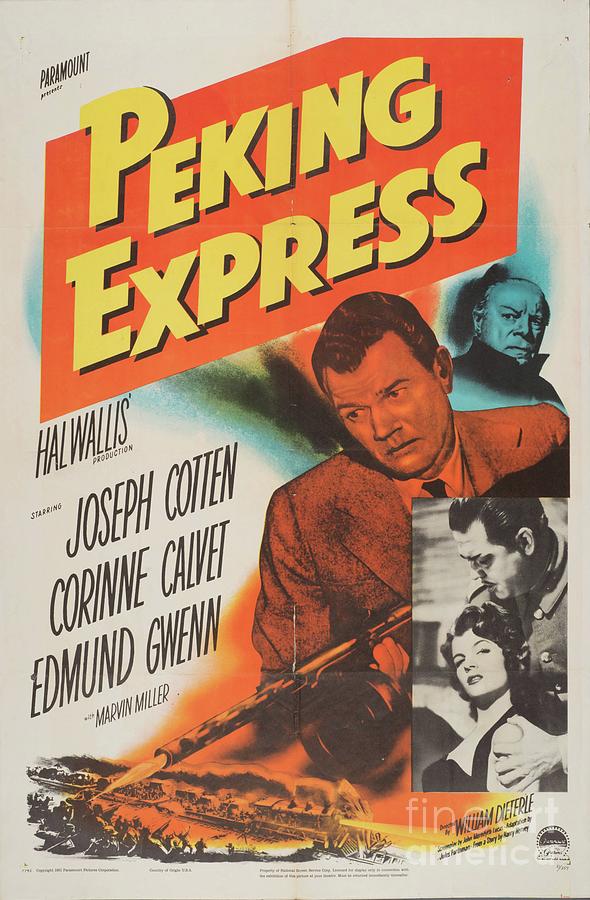 Hollywood Mixed Media - Classic Movie Poster - Peking Express by Esoterica Art Agency