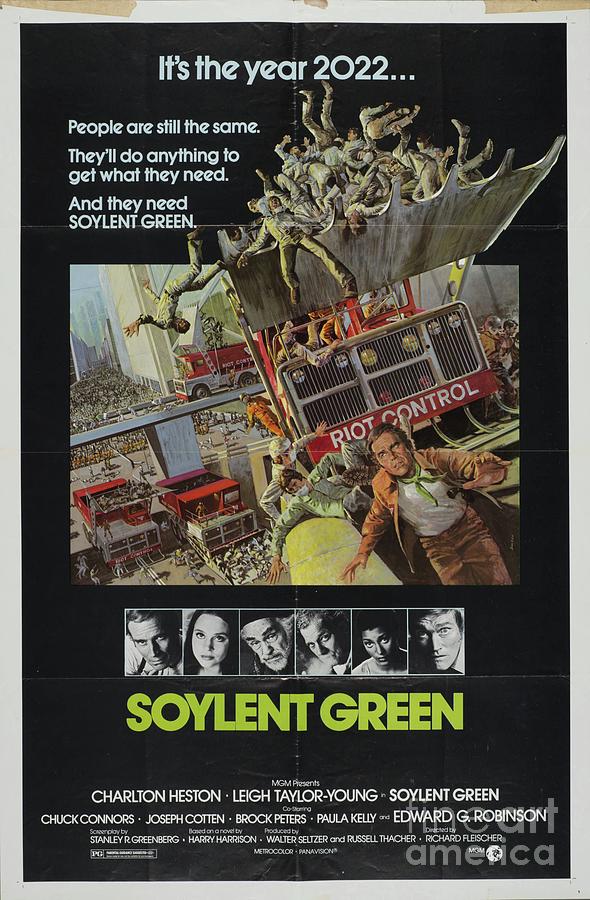 Classic Movie Poster - Soylent Green Painting by Esoterica Art Agency