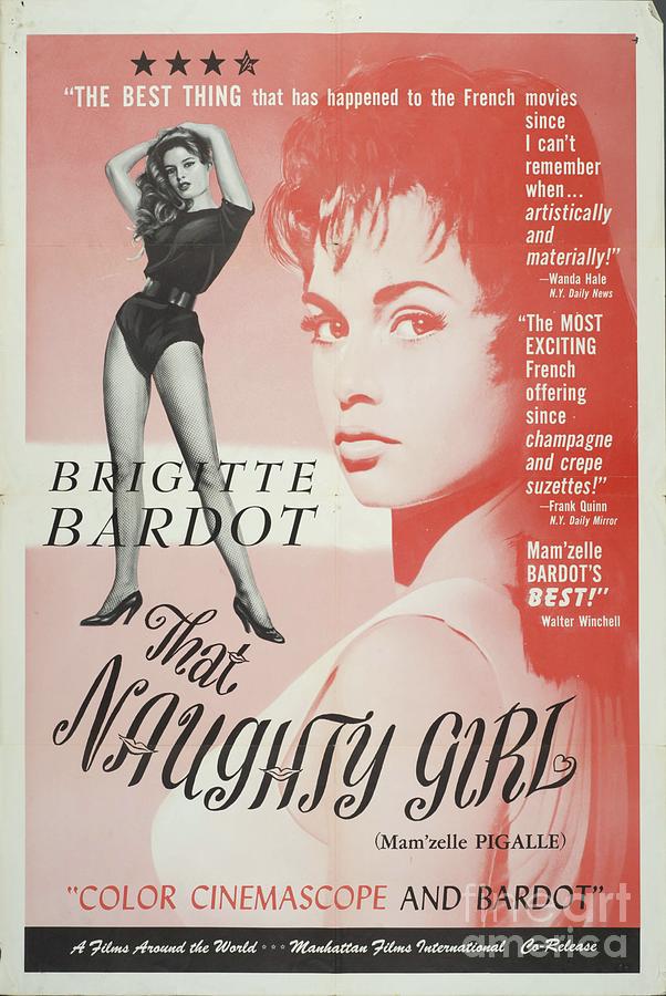 Classic Movie Poster - That Naughty Girl Painting by Esoterica Art Agency