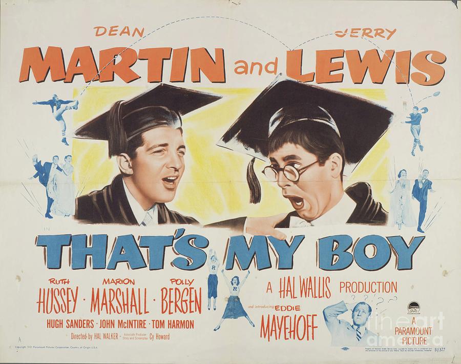 Classic Movie Poster - Thats My Boy Mixed Media by Esoterica Art Agency