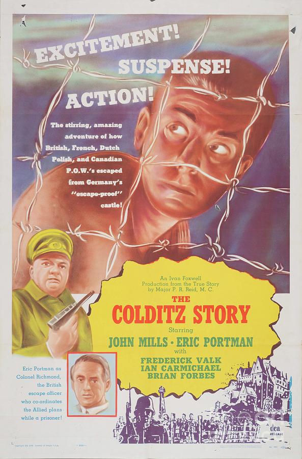 Classic Movie Poster - The Colditz Story Painting by Esoterica Art Agency