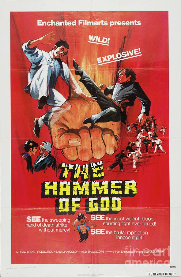 Classic Movie Poster - The Hammer of God Painting by Esoterica Art Agency
