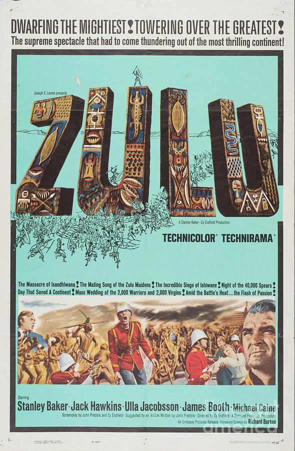 Classic Movie Poster - Zulu Painting by Esoterica Art Agency