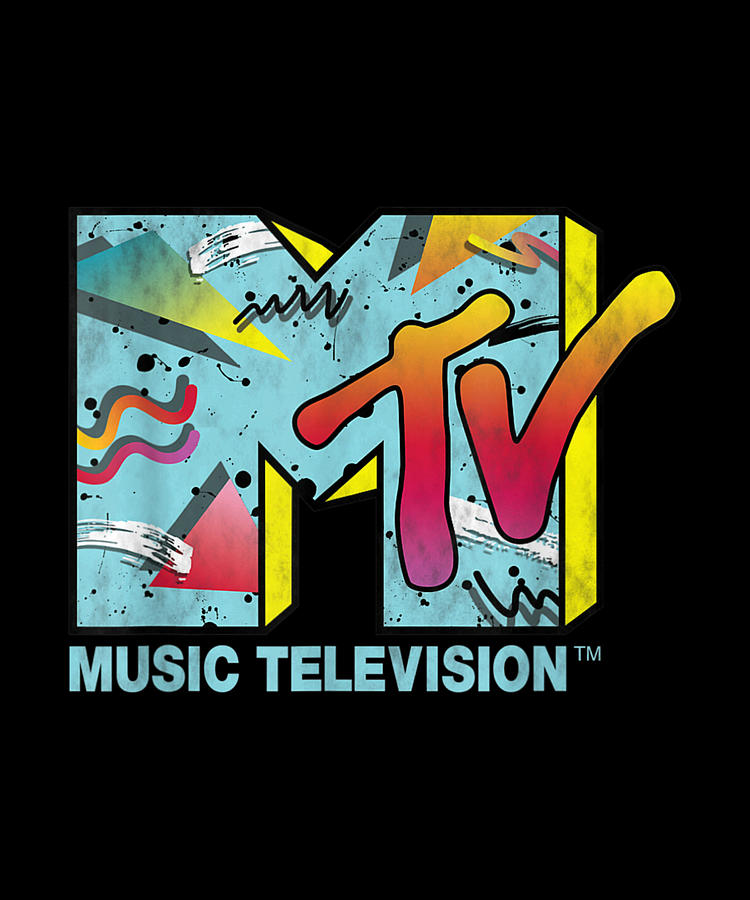 Classic MTV Logo 80s Style Digital Art by Notorious Artist - Fine Art ...