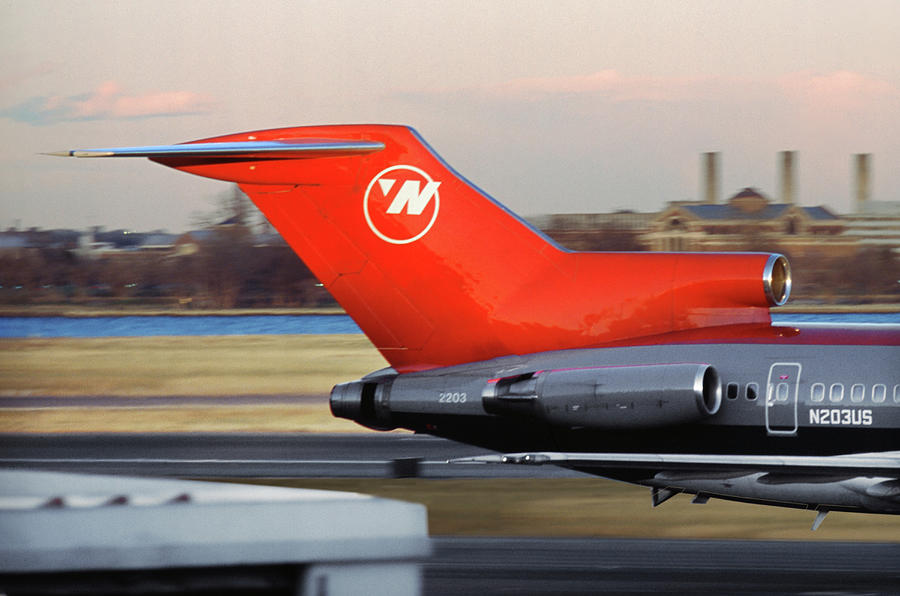 Classic Northwest Airlines Boeing 727 Photograph by Erik Simonsen