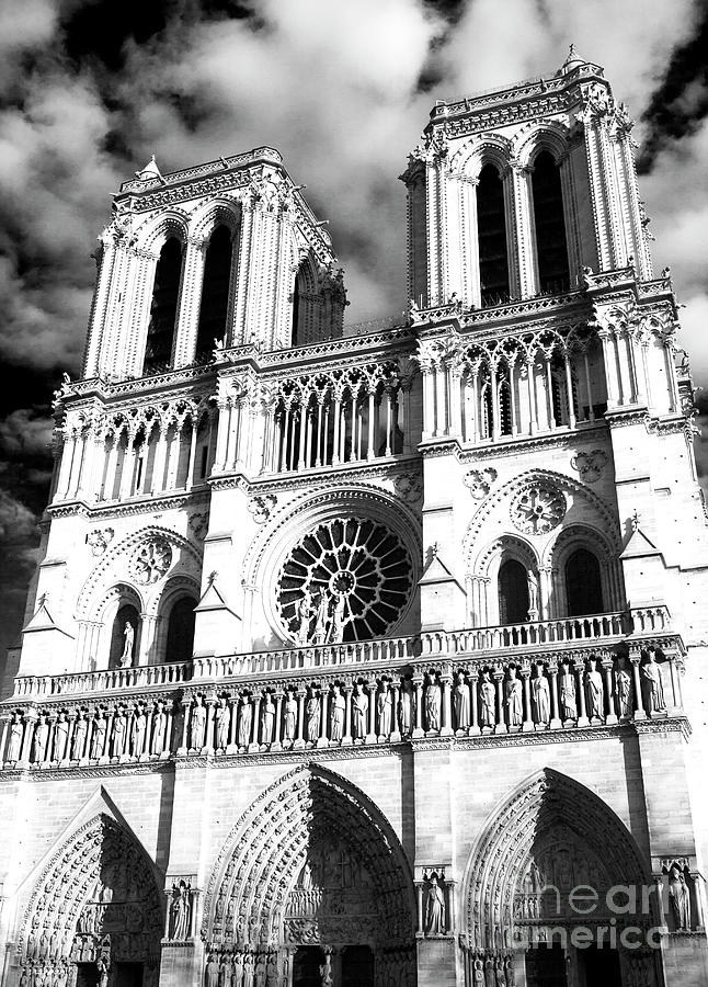Classic Notre-Dame Cathedral Paris Photograph by John Rizzuto