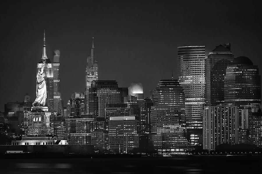 Classic NYC Icons BW Photograph by Susan Candelario