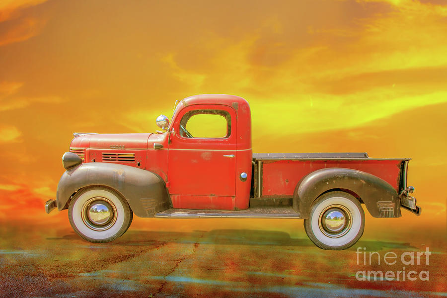 Truck Digital Art - Classic Old Dodge Truck by Randy Steele