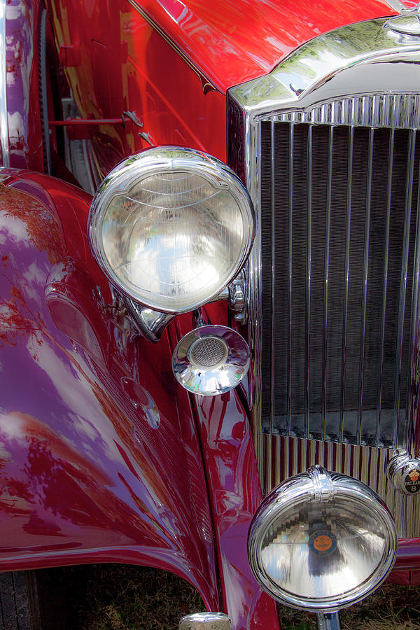 Classic Packard Front-end  Photograph by W Chris Fooshee
