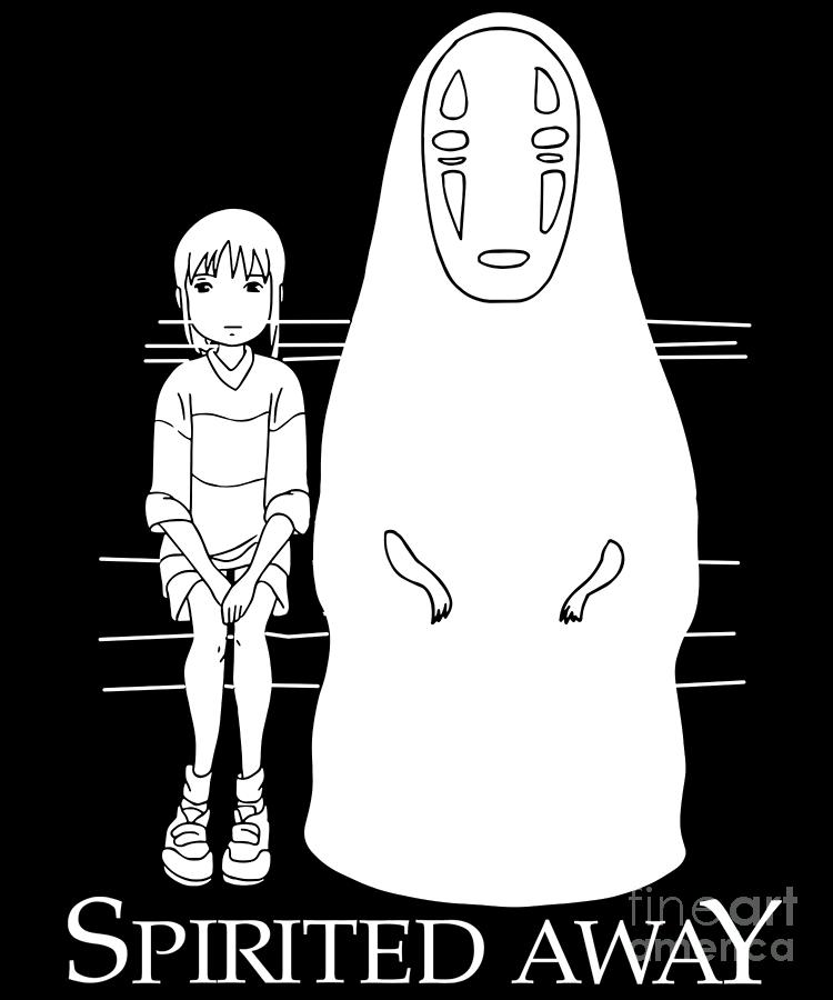 spirited away coloring pages