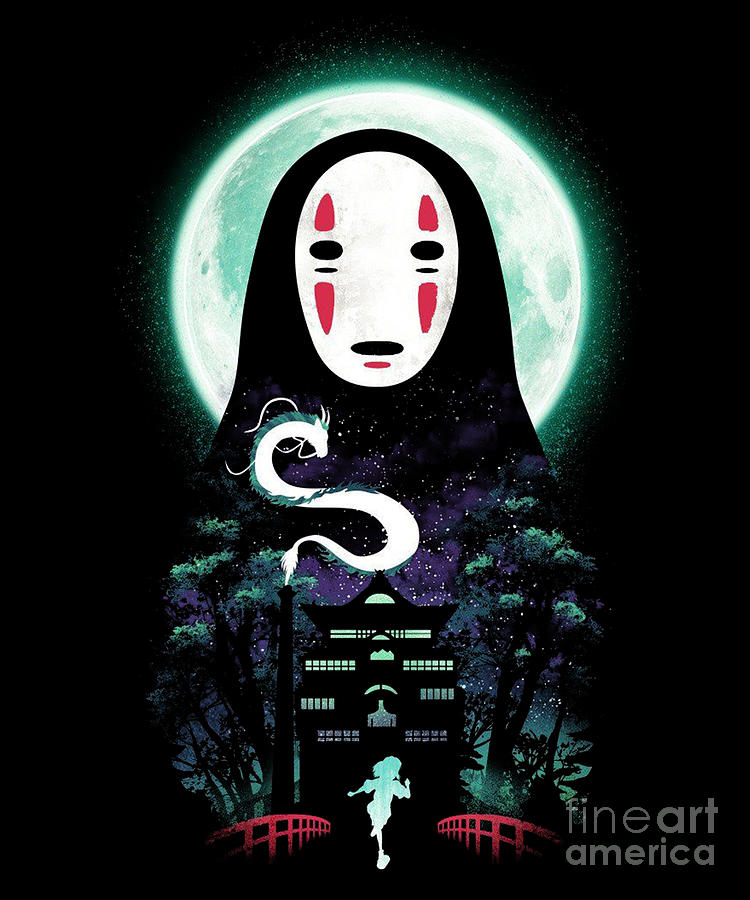 Classic Photo No Face Spirited Away Anime Drawing by Fantasy Anime - Fine  Art America