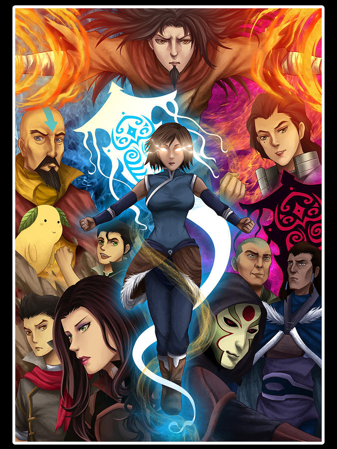 Classic Photo The Legend Of Korra Anime Characters Gifts Idea Drawing by  Gleam Shinny - Pixels