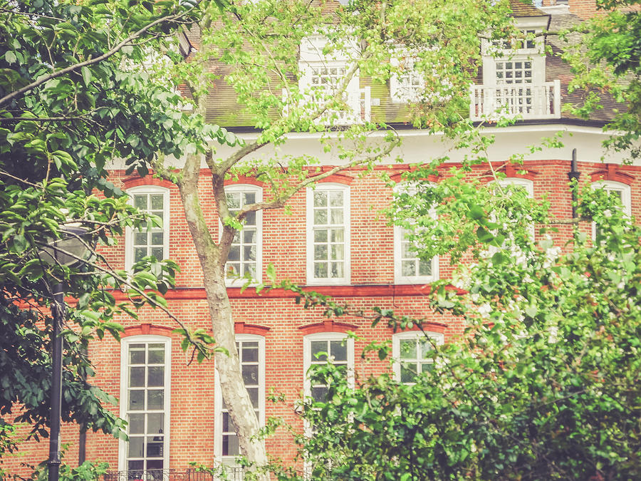 Classic Red Brick Building in London Photograph by Amanda Morgan - Fine ...