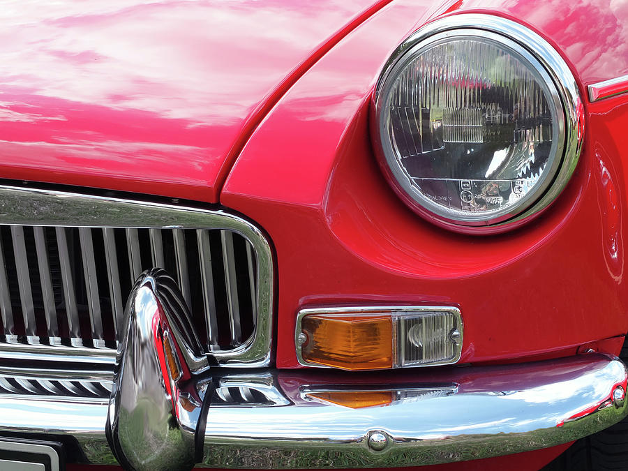 Classic Red - British mgb sports car Photograph by Philip Openshaw