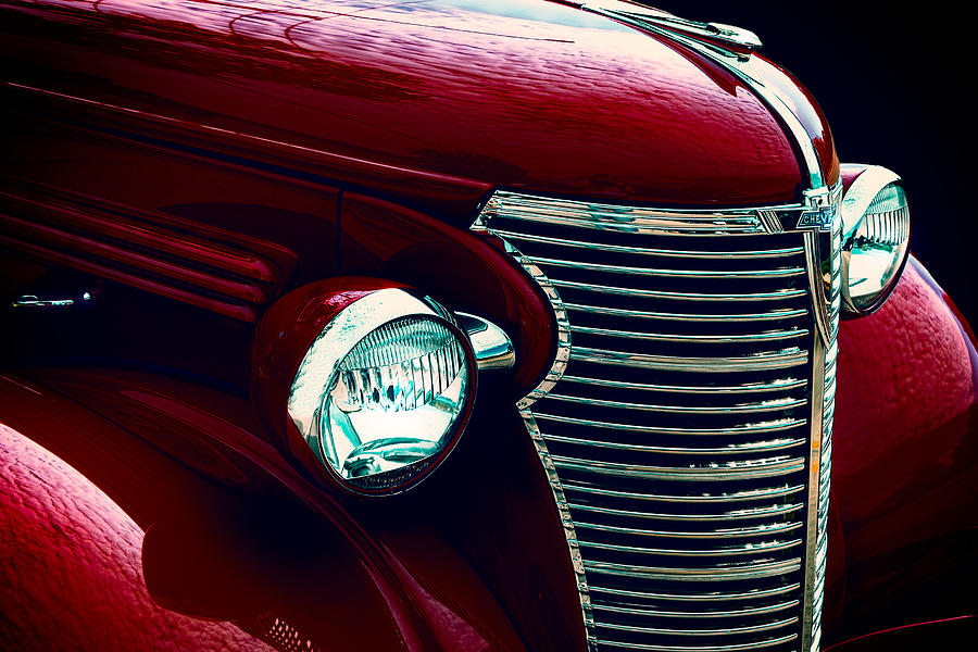 Classic Red Truck Photograph by Carrie Hannigan