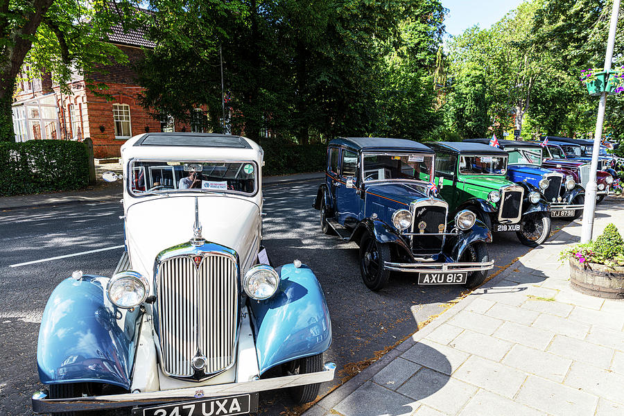 Car Photograph - Classic Rover And Austin Seven Cars by Paul Thompson