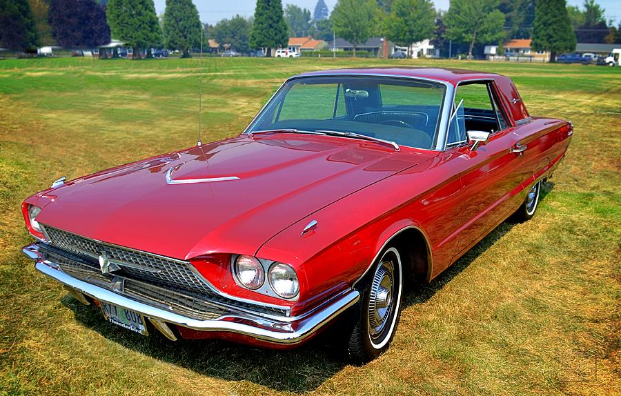 Classic T-bird - 1966 Ford Photograph By Steve Allen - Fine Art America