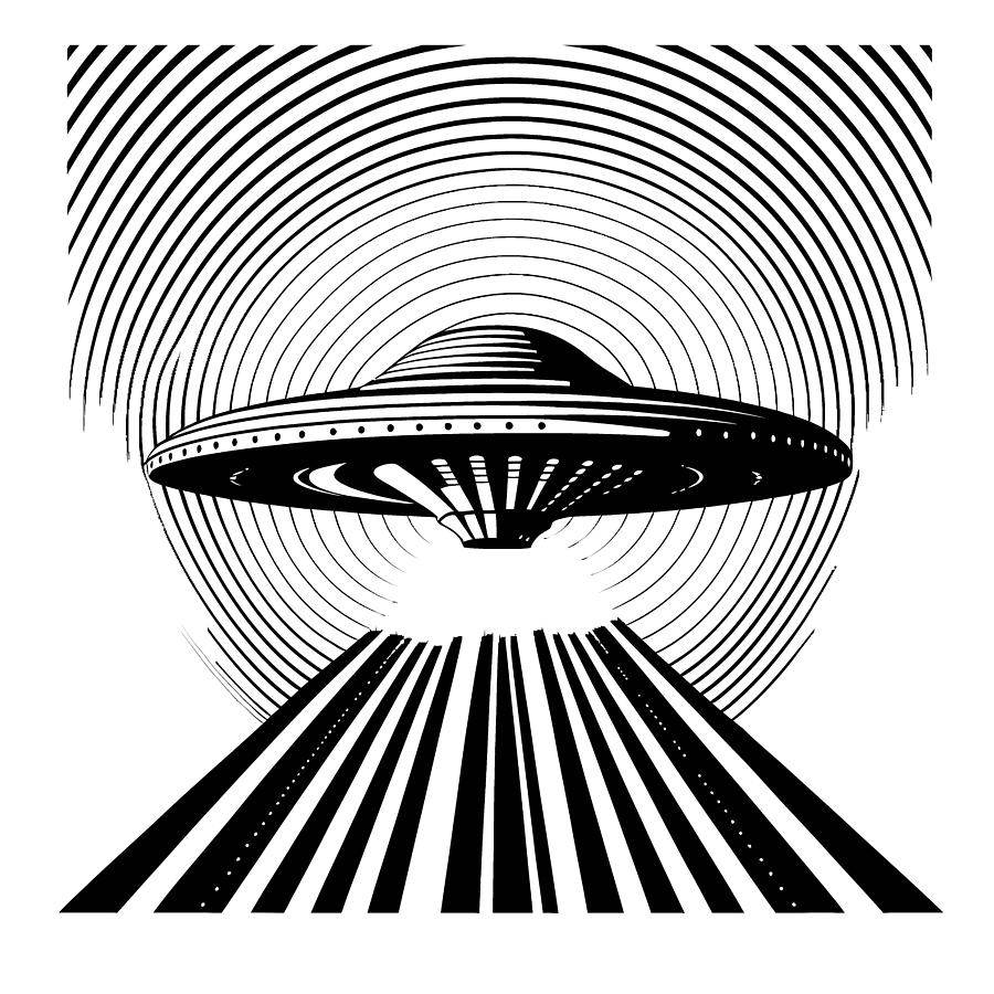 Classic UFO Vintage Digital Art by Yoga Nugroho - Fine Art America