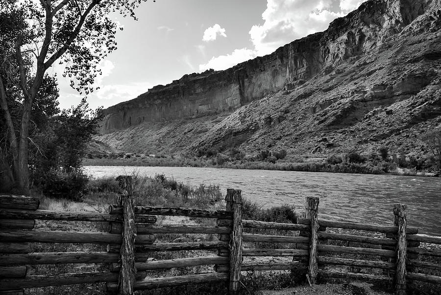 Classic Utah Landscape - Black and White Photograph by Gregory Ballos