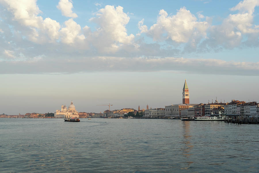 Classic Venetian - Silky Cottony Morning at Saint Marks Waterfront Photograph by Georgia Mizuleva