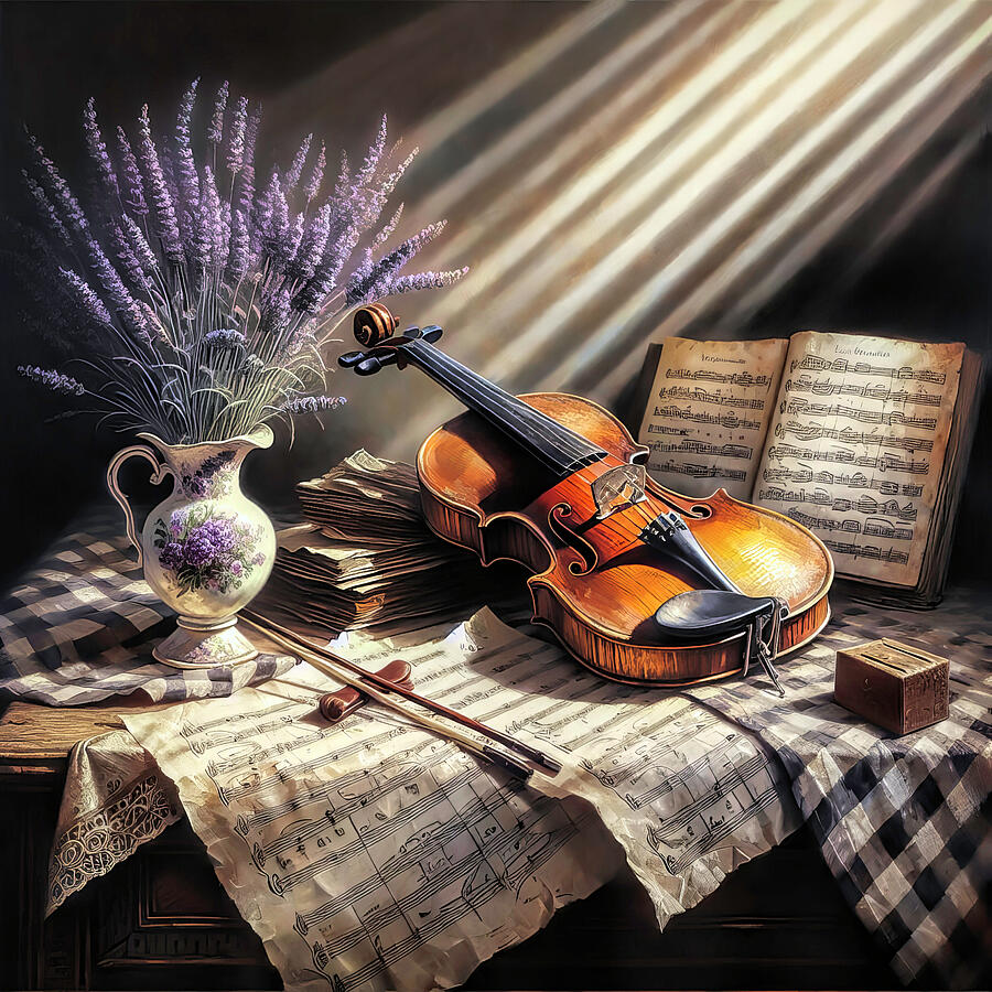 Classic Violin Digital Art by Donna Kennedy