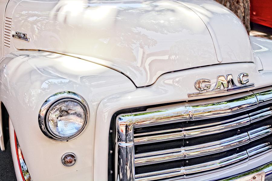 Classic White GMC Truck Photograph by Maggy Marsh