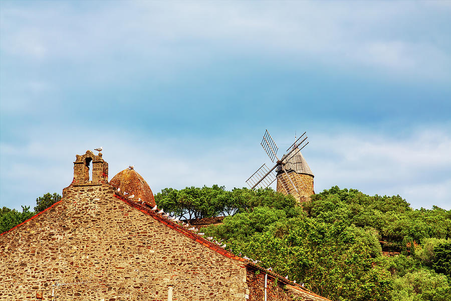 Classic Windmill Provence France Photograph by Tatiana Travelways