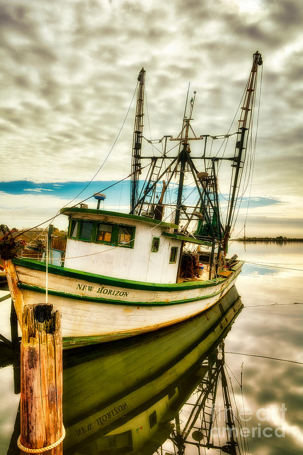 Classic Wood Fishing Boat Photograph by Mel Steinhauer