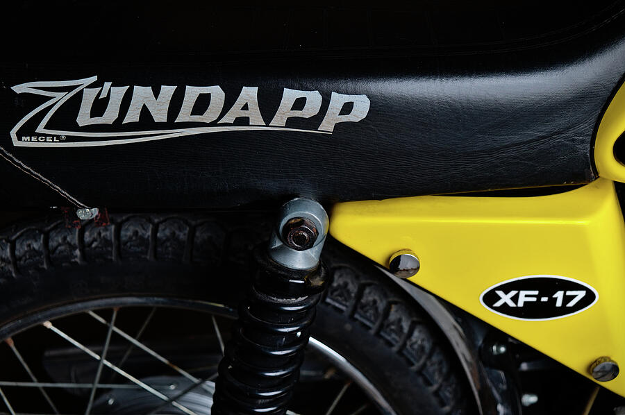 Classic Zundapp bike XF-17 seat detail Photograph by Angelo DeVal