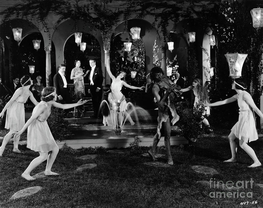 Classical Greek Dance - Gloria Swanson Photograph by Sad Hill - Bizarre Los Angeles Archive