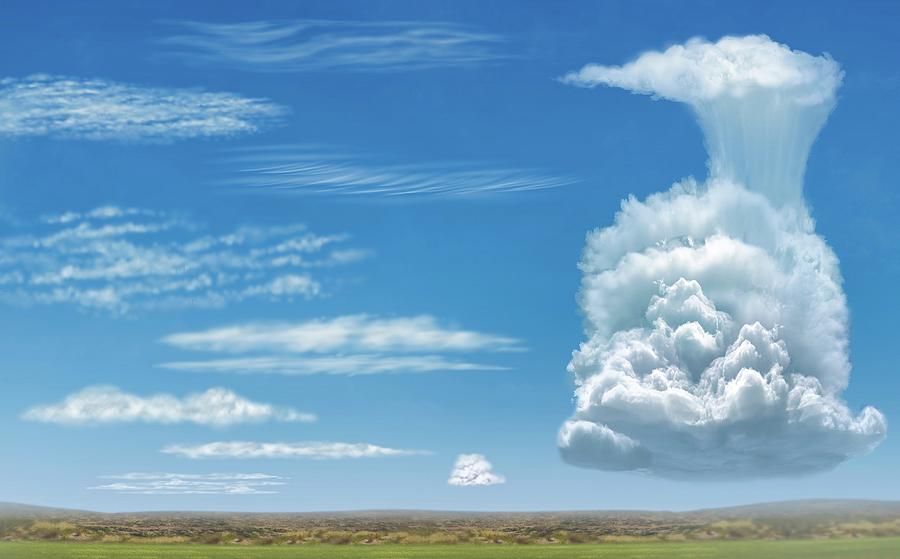Classification of clouds. Digital Art by Album